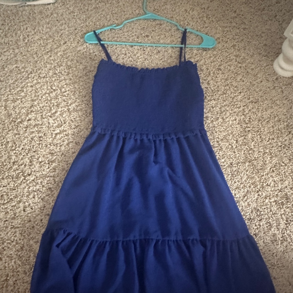 Aritzia Blue Sleeveless Dress